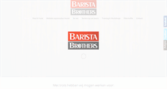 Desktop Screenshot of baristabrothers.nl