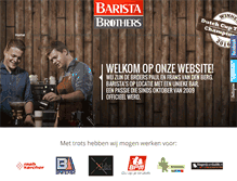 Tablet Screenshot of baristabrothers.nl